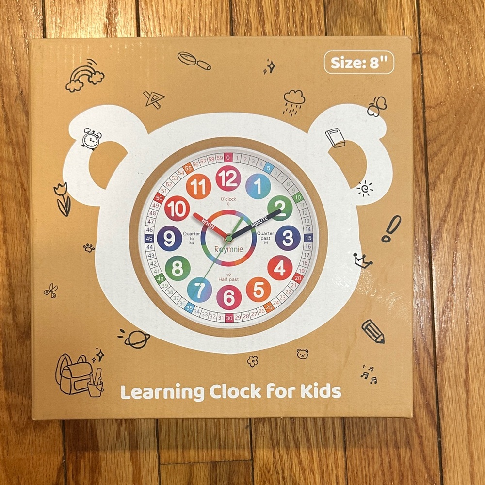 Learning Clock for Kids - Multicolor